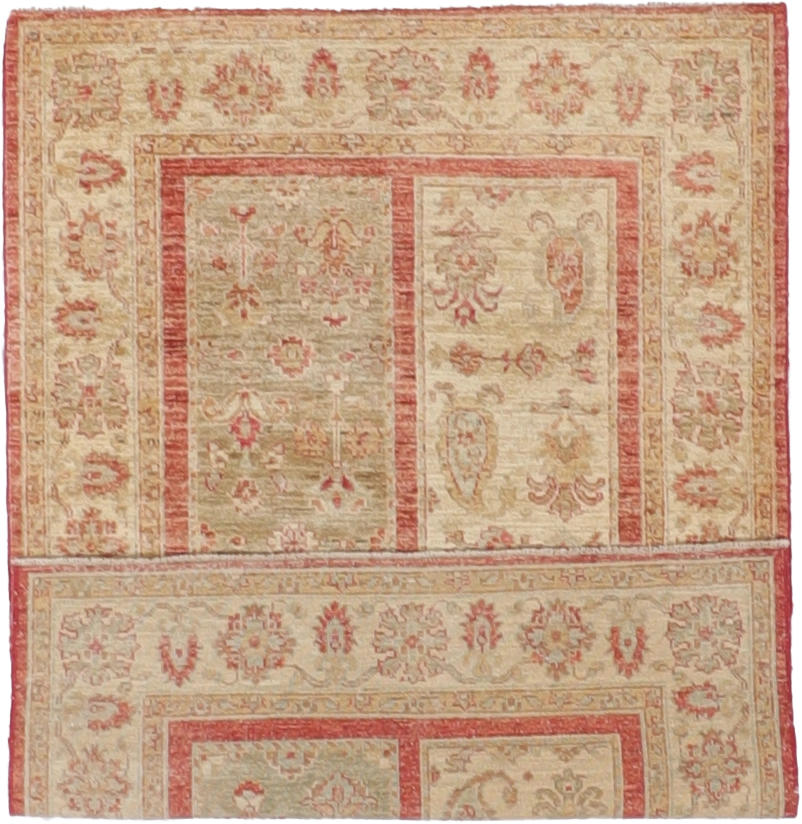 W 3.3 L 4.8 Tabriz 100% Wool Hand-Woven All-Over Design - 56137