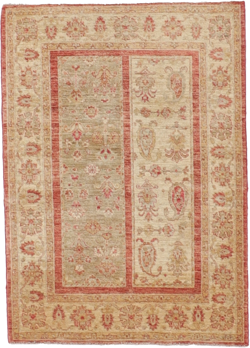 W 3.3 L 4.8 Tabriz 100% Wool Hand-Woven All-Over Design - 56137