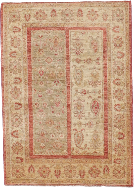 W 3.3 L 4.8 Tabriz 100% Wool Hand-Woven All-Over Design - 56137