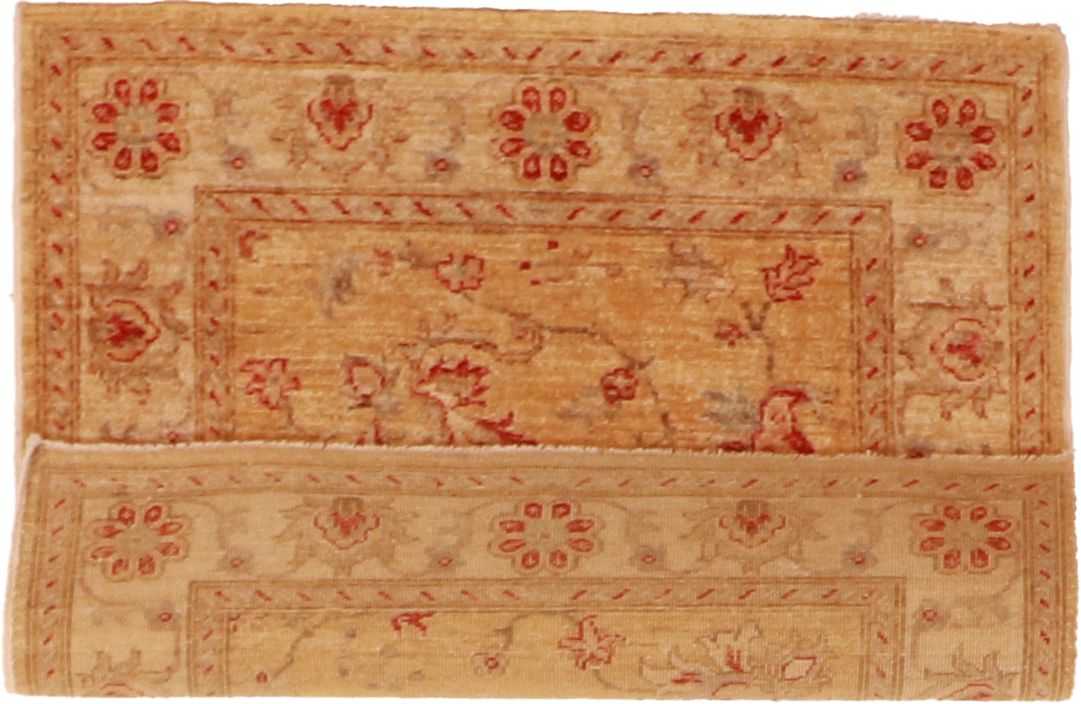 W 3 L 2.11 Agra 100% Wool Hand-Woven Square Rug - 56138