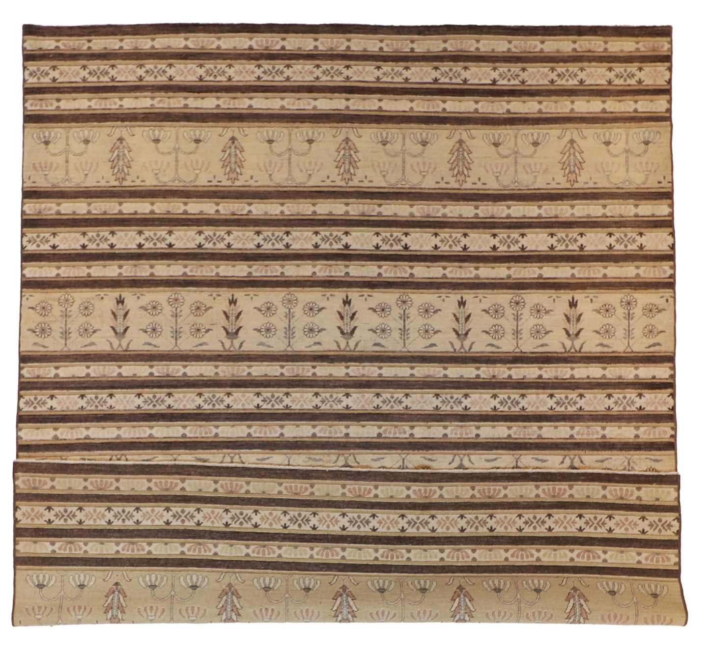 W 8.3 - L 9.10 - Hamadan Wool Traditional Rectangle - Finest Hand-Knotted Quality Wool - 56162