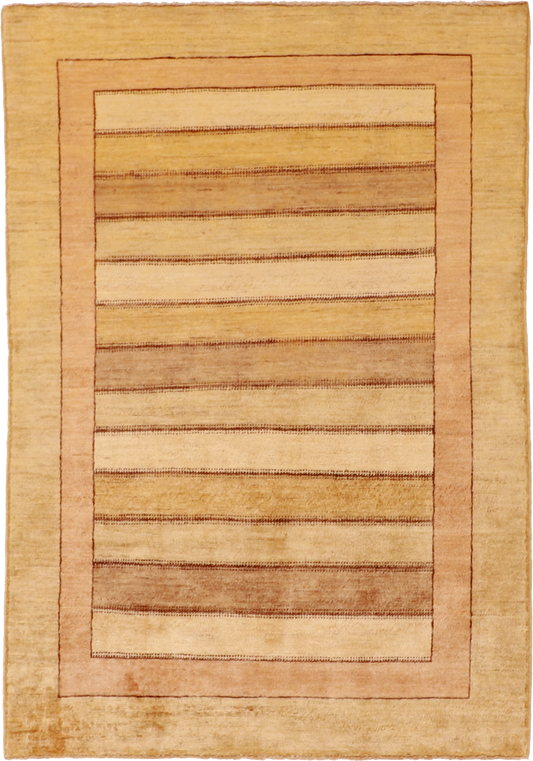W 3.1 L 5.7 Modern 100% Wool Hand-Woven All-Over Design - 56168