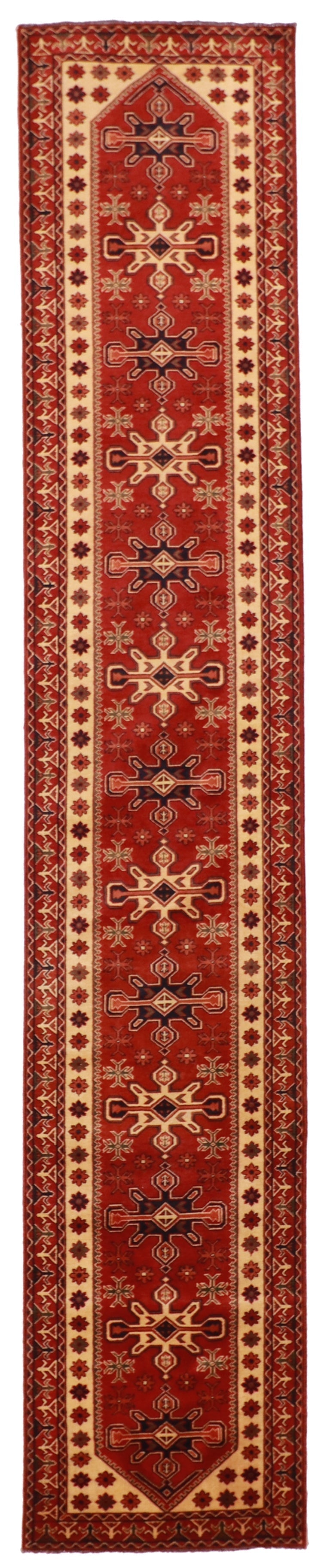 W 2.9 L 15.2 Ziegler Runner 100% Wool Hand-Woven All-Over Design - 56183