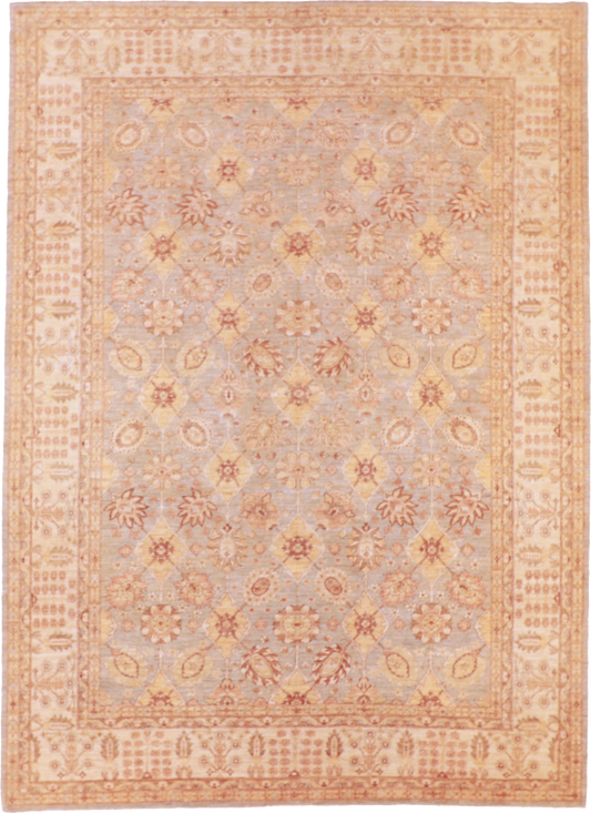 W 9.10 L 13.6 Bijar 100% Wool Hand-Woven All-Over Design - 56237