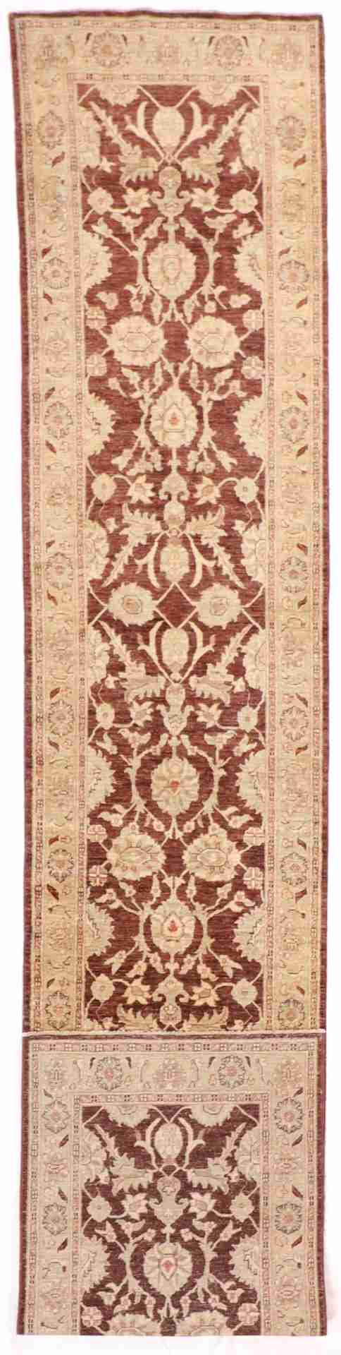 Runner - Mahal Fine All Over Rectangle - Finest Hand-Knotted Quality Wool - 56283