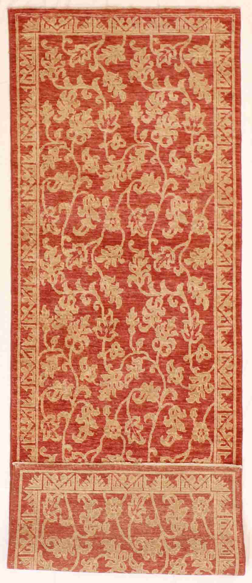 W 2.10 - L 8.4 Azarie 100% Wool Handmade All Over Design - 56285