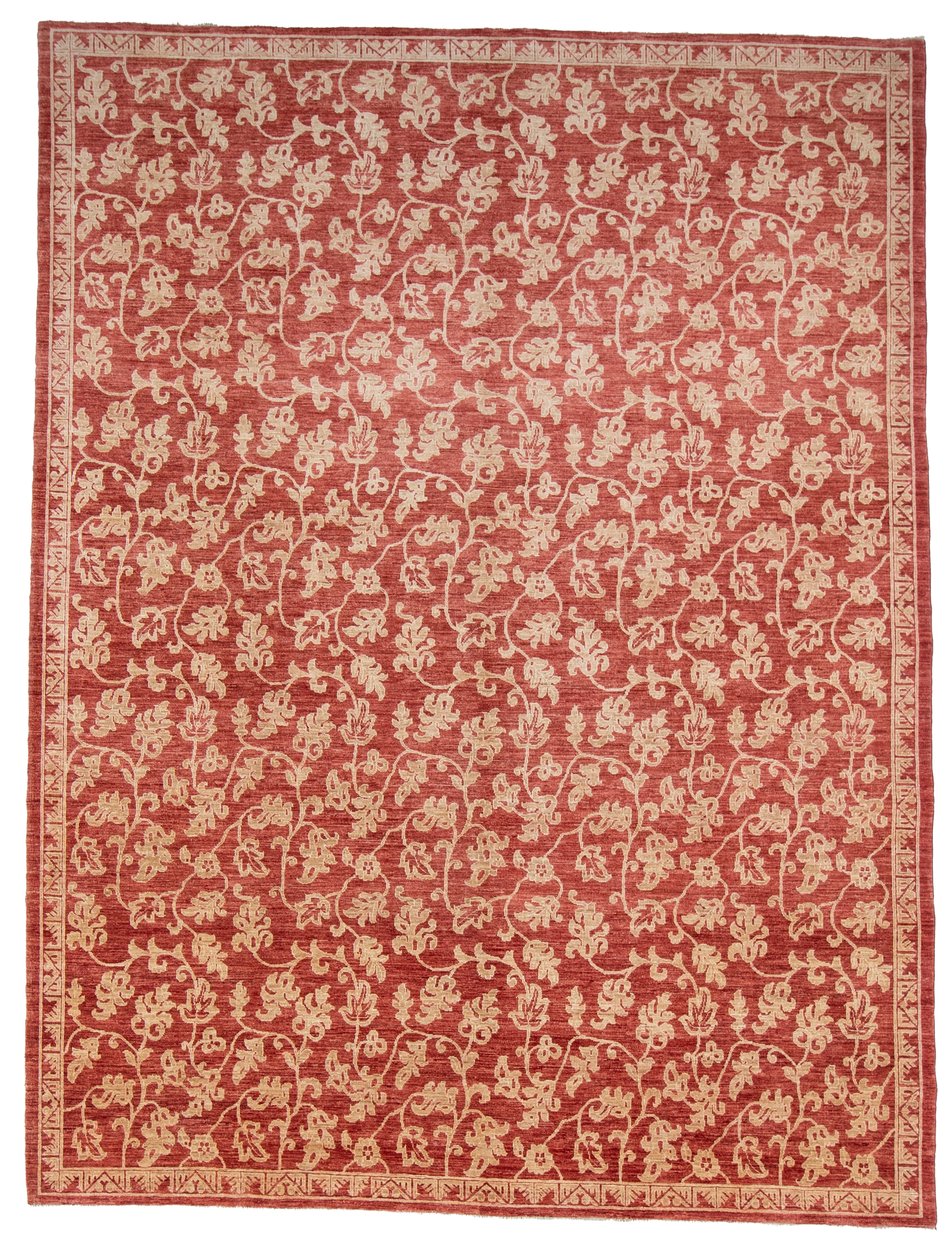 W 9.2 L 12.3 Azarie 100% Wool Hand-Woven All-Over Design - 56361