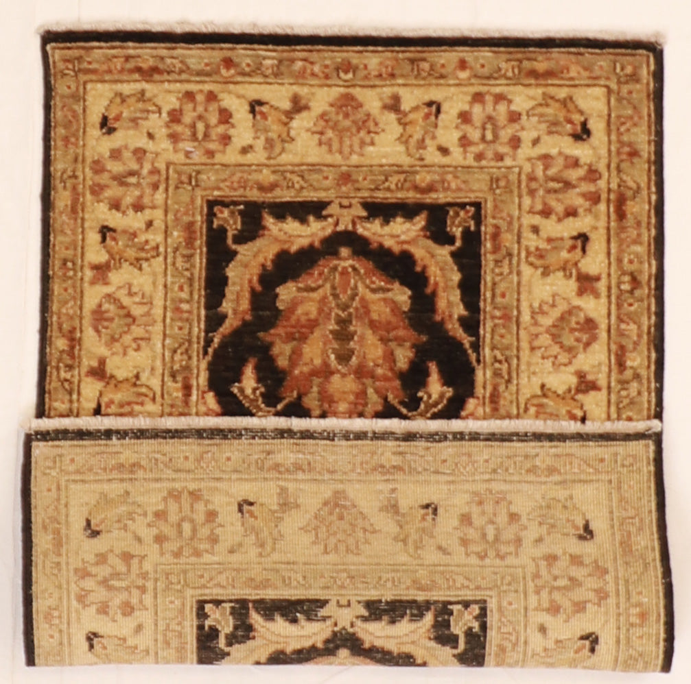 W 2 - L 3 - Kashan Fine All Over Rectangle - Finest Hand-Knotted Quality Wool - 56368