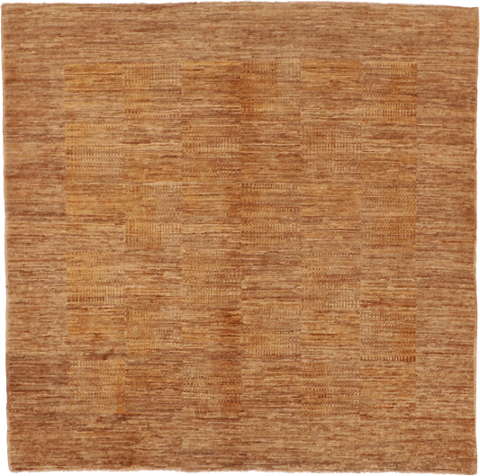 W 4.9 L 4.10 Modern Square 100% Wool Hand-Woven All-Over Design - 56403