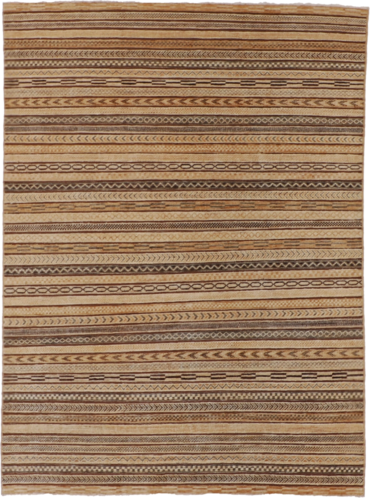 W 5.9 L 7.10 Hamadan 100% Wool Hand-Woven All-Over Design - 56457