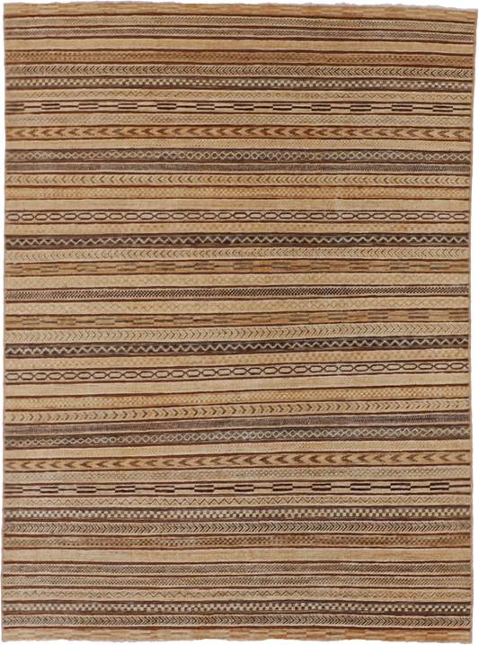 W 5.9 L 7.10 Hamadan 100% Wool Hand-Woven All-Over Design - 56457