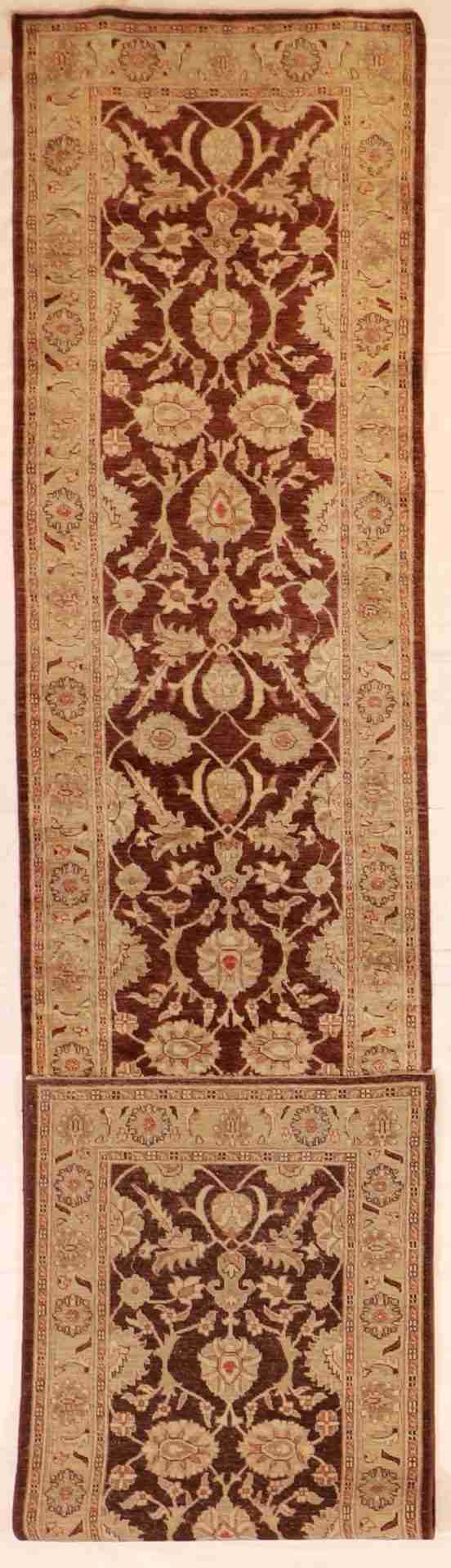 W 3.4 - L 16.2 - Frahan Fine All Over Rectangle - Finest Hand-Knotted Quality Wool - 56516