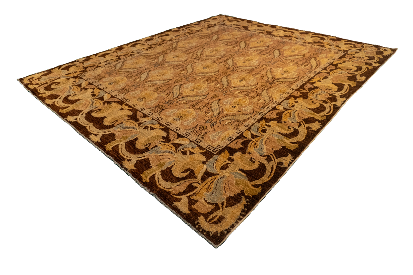 W 8.1 L 9.10 Frahan 100% Wool Hand-Woven All-Over Design - 56536