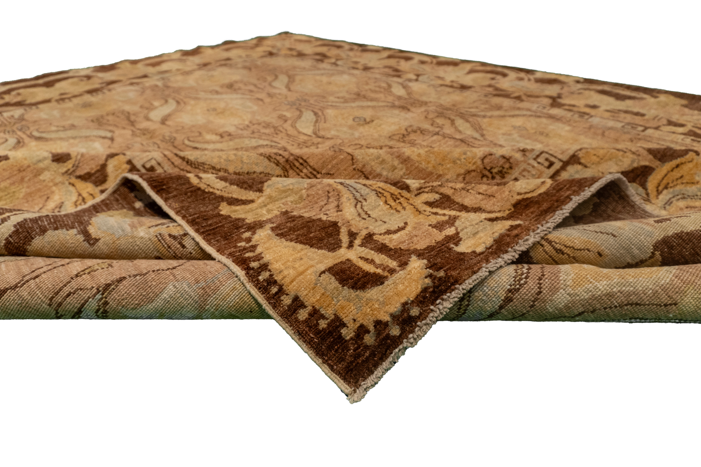 W 8.1 L 9.10 Frahan 100% Wool Hand-Woven All-Over Design - 56536