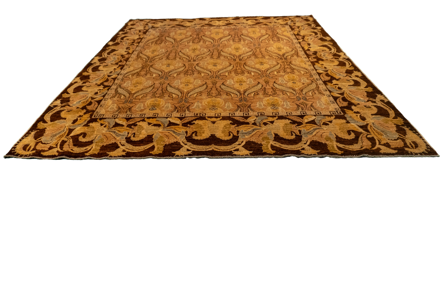 W 8.1 L 9.10 Frahan 100% Wool Hand-Woven All-Over Design - 56536