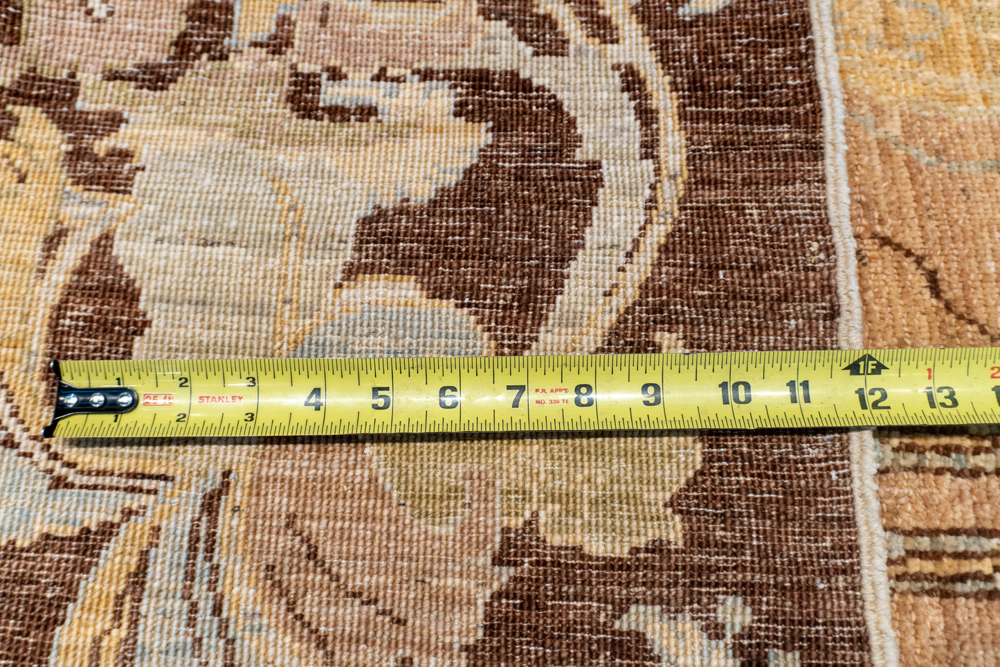 W 8.1 L 9.10 Frahan 100% Wool Hand-Woven All-Over Design - 56536