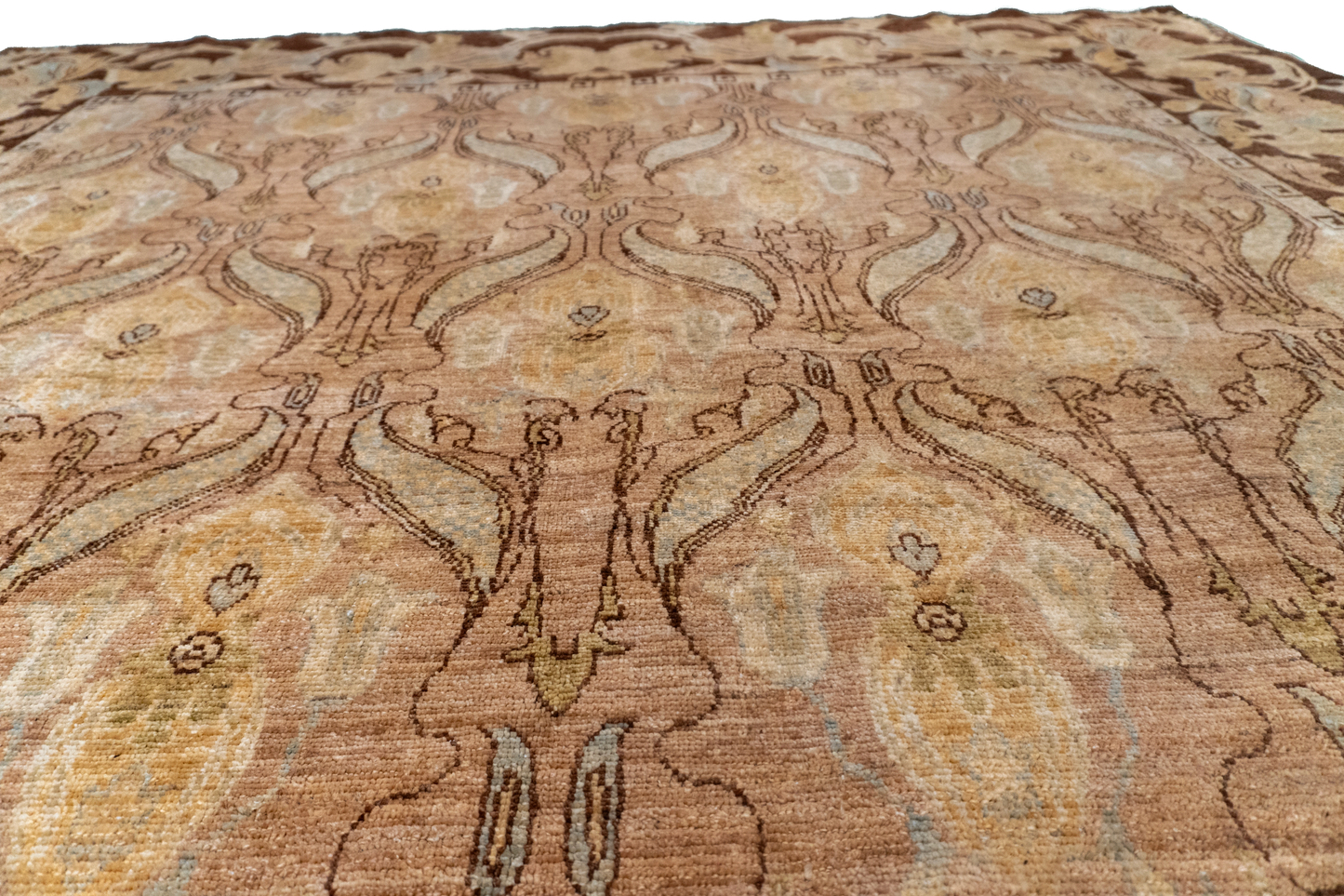 W 8.1 L 9.10 Frahan 100% Wool Hand-Woven All-Over Design - 56536