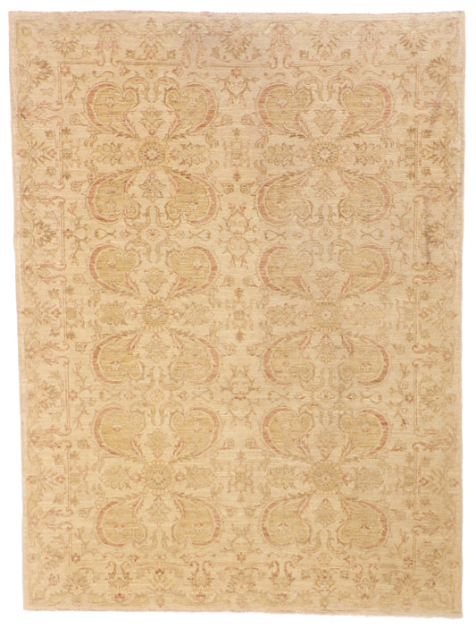 W 5.7 L 7.6 Sarouk 100% Wool Handmade All Over Design - 56546