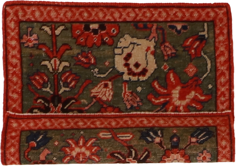 W 2 L 2 Mahal 100% Wool Hand-Woven Square Rug - 56588