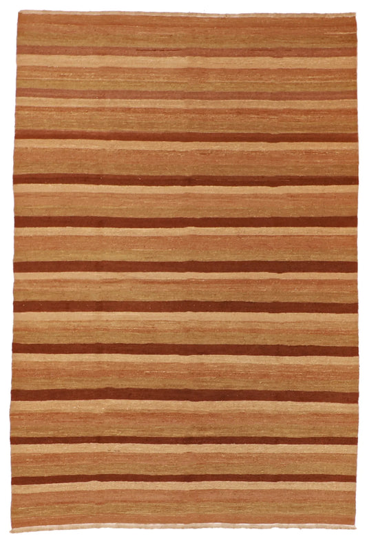 6.3 x 9 - Sumak Fine All Over Rectangle - Finest Hand-Made Quality Wool — 56618