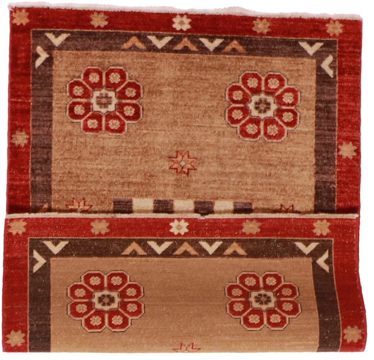 W 3 - L 4.5 - Modern Fine/Wool Geometric Rectangle - Hand Woven Rug - 56701