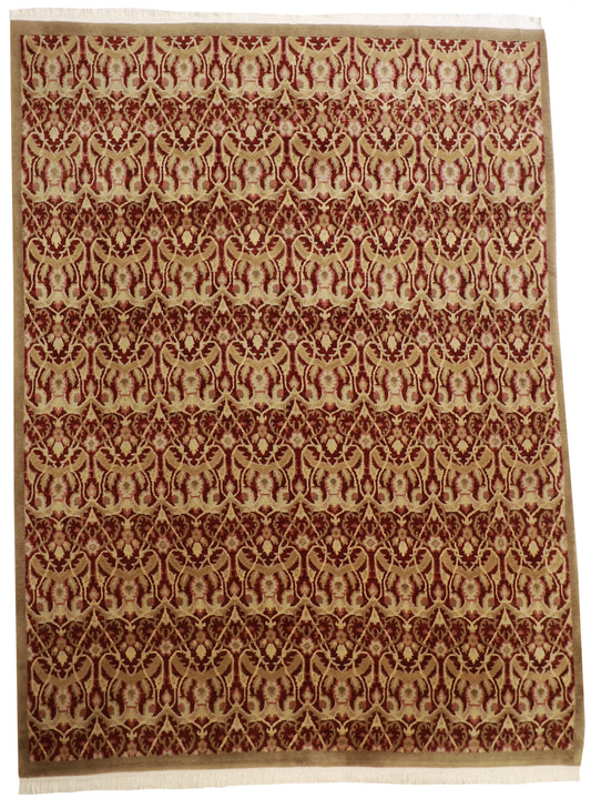 9x12 - Golfrangie Fine All Over Rectangle - Hand Knotted Rug — 56706