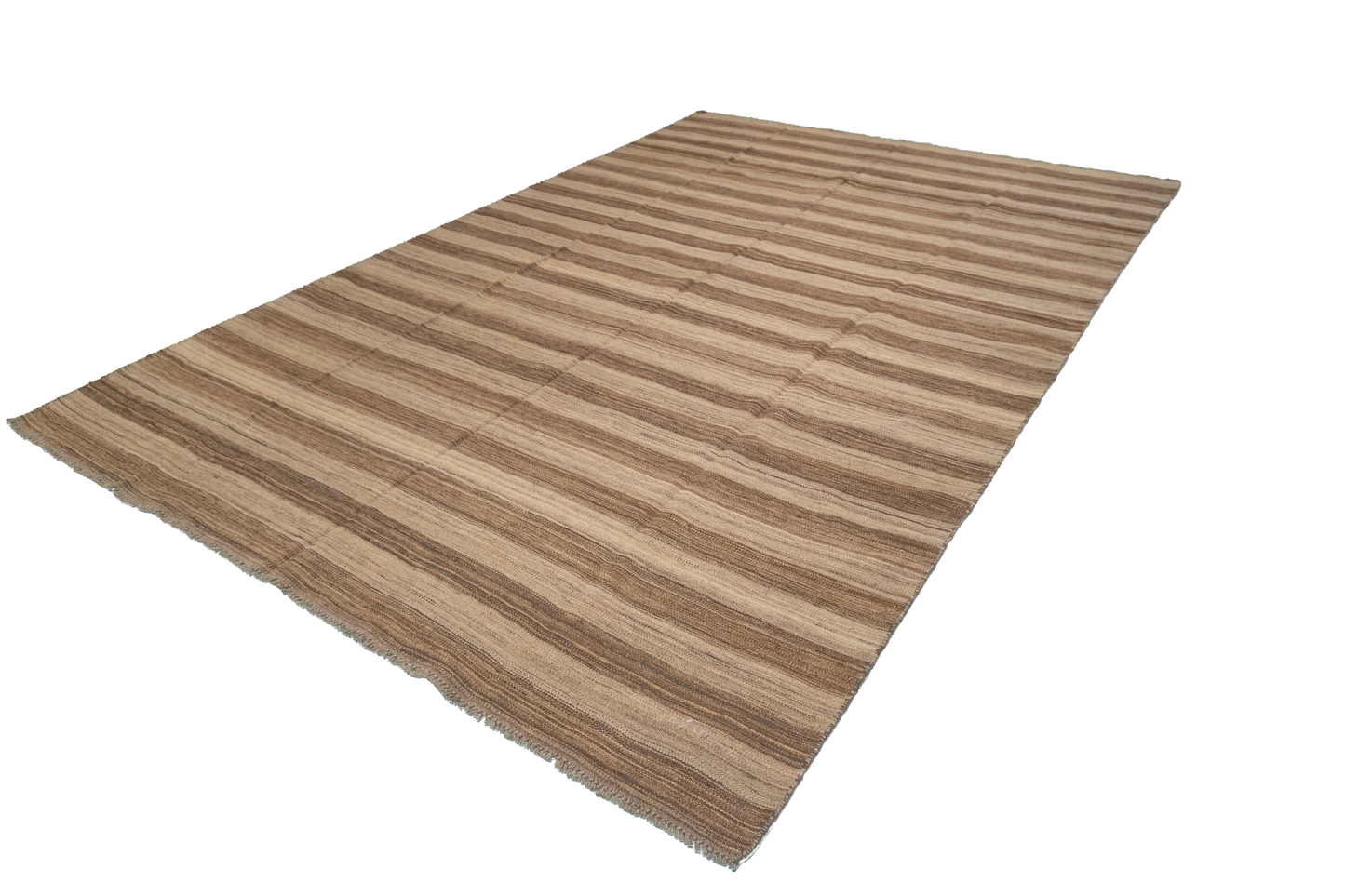 W 6.6 - L 9.6 - Kilim Fine All Over Rectangle - Finest Hand-Made Quality Wool - 56887