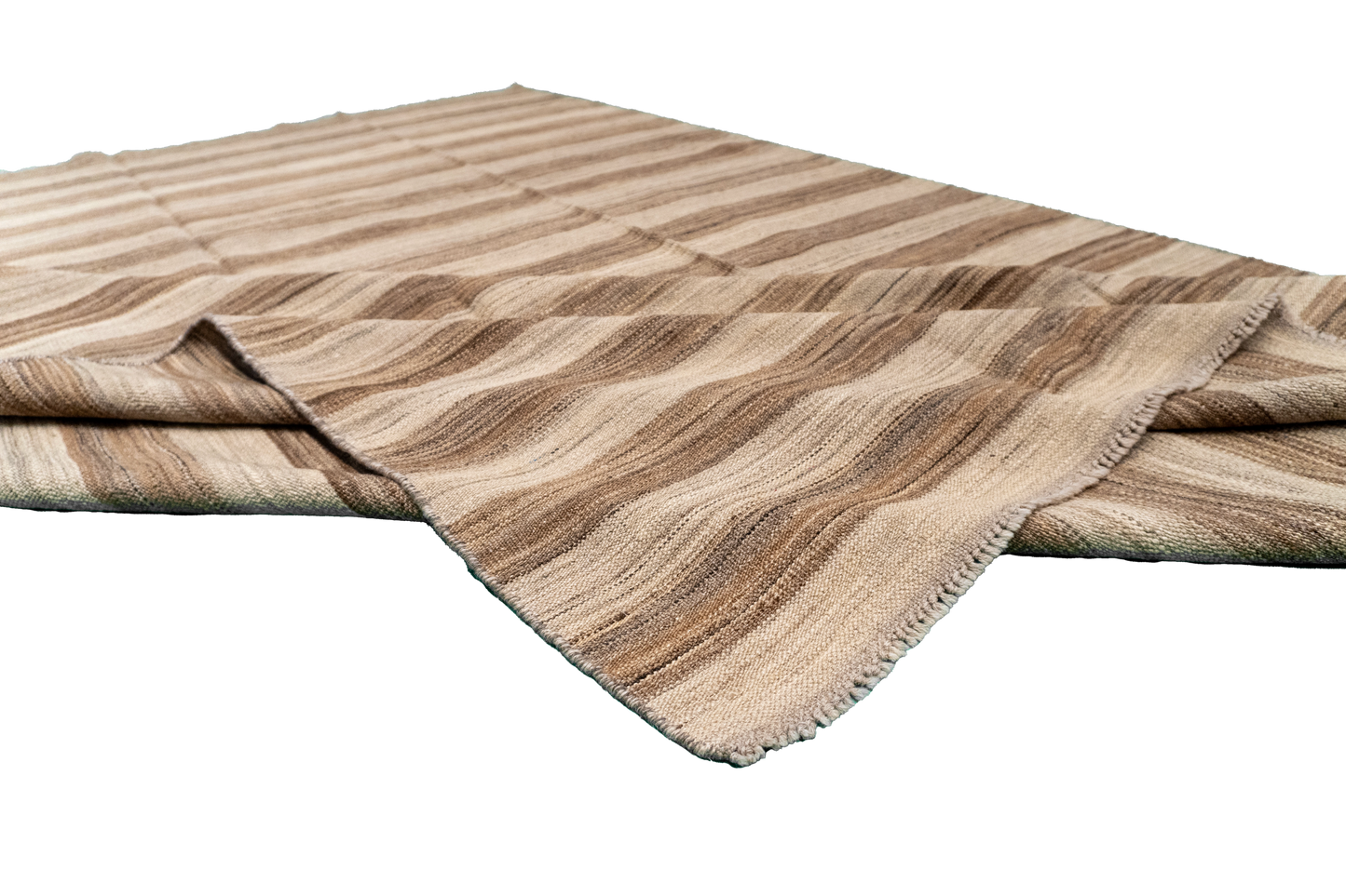 W 6.6 - L 9.6 - Kilim Fine All Over Rectangle - Finest Hand-Made Quality Wool - 56887
