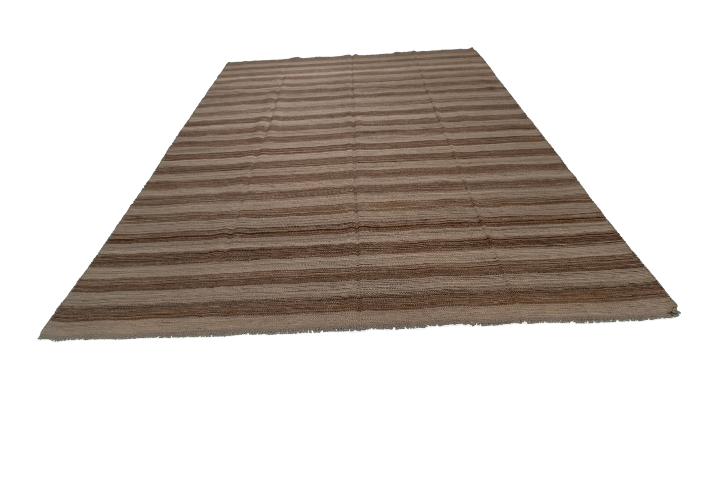 W 6.6 - L 9.6 - Kilim Fine All Over Rectangle - Finest Hand-Made Quality Wool - 56887