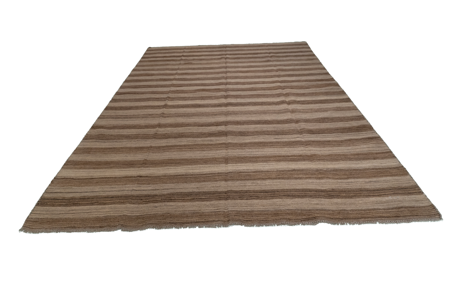 W 6.6 - L 9.6 - Kilim Fine All Over Rectangle - Finest Hand-Made Quality Wool - 56887