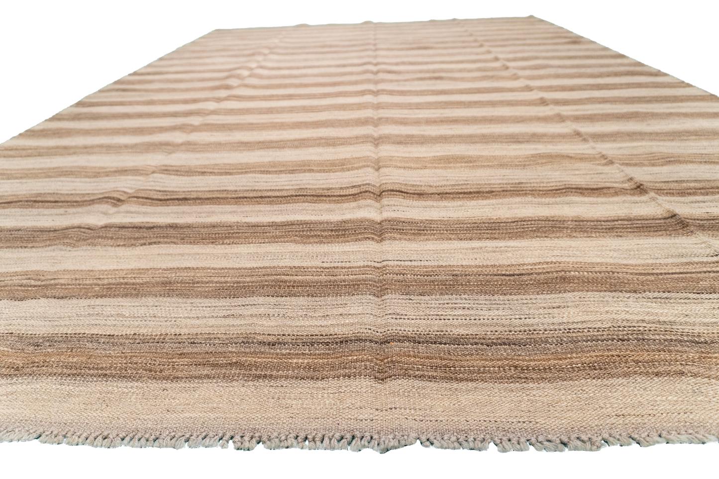 W 6.6 - L 9.6 - Kilim Fine All Over Rectangle - Finest Hand-Made Quality Wool - 56887