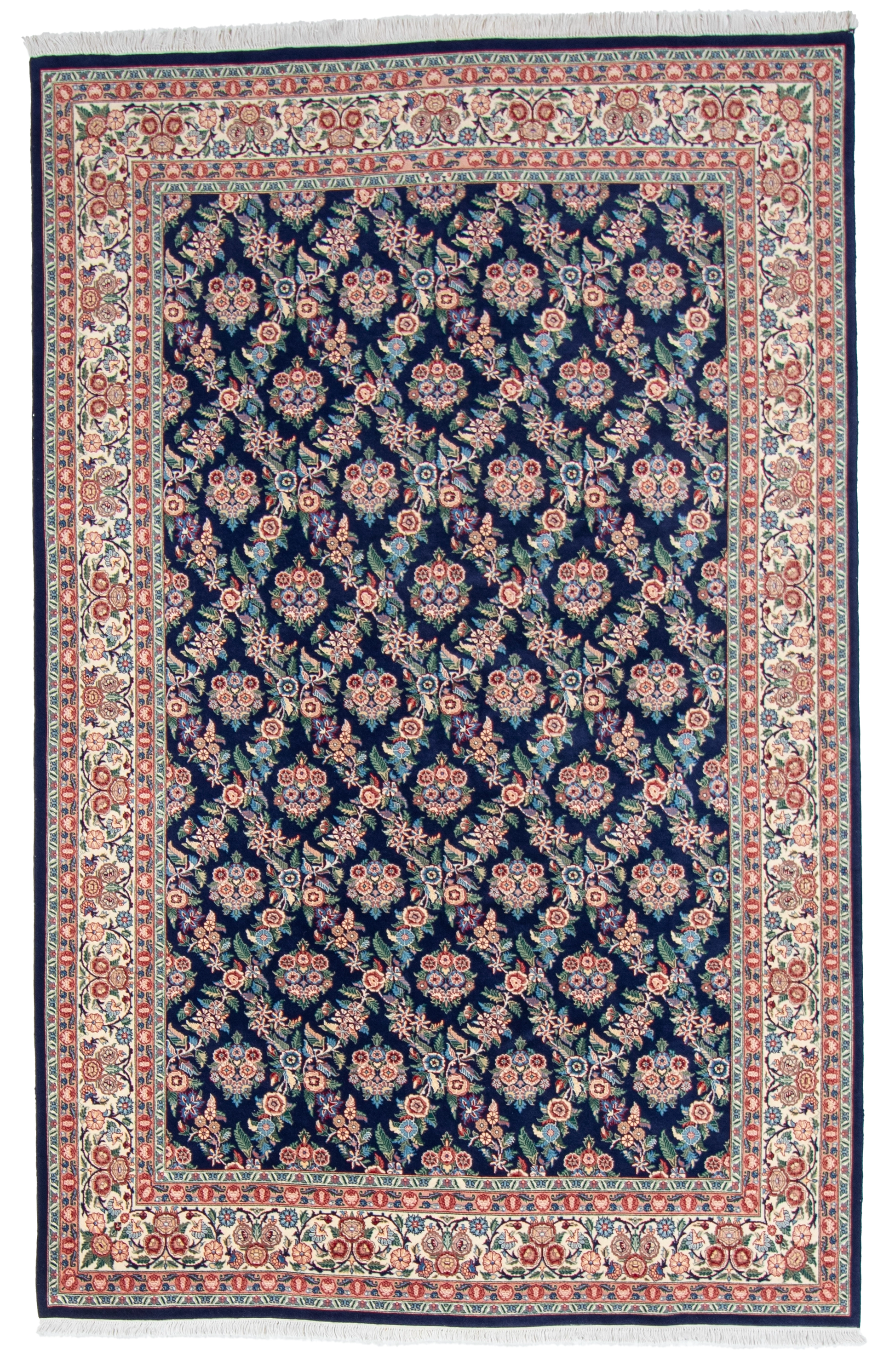 W 6 L 9.3 Golfrangie 100% Wool Hand-Woven All-Over Design - 56950