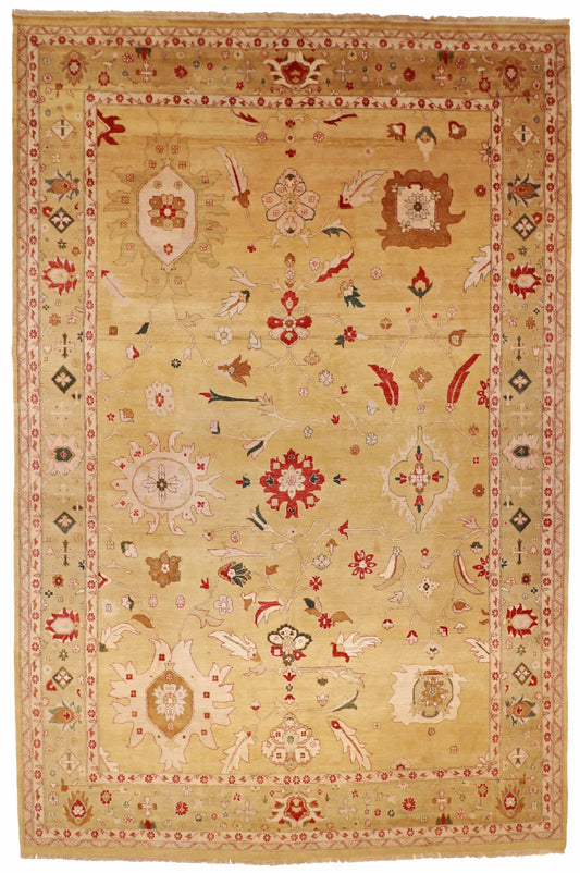 W 11.9 - L 17.10 - Malayer Fine All Over Rectangle - Hand Woven Rug - 56981