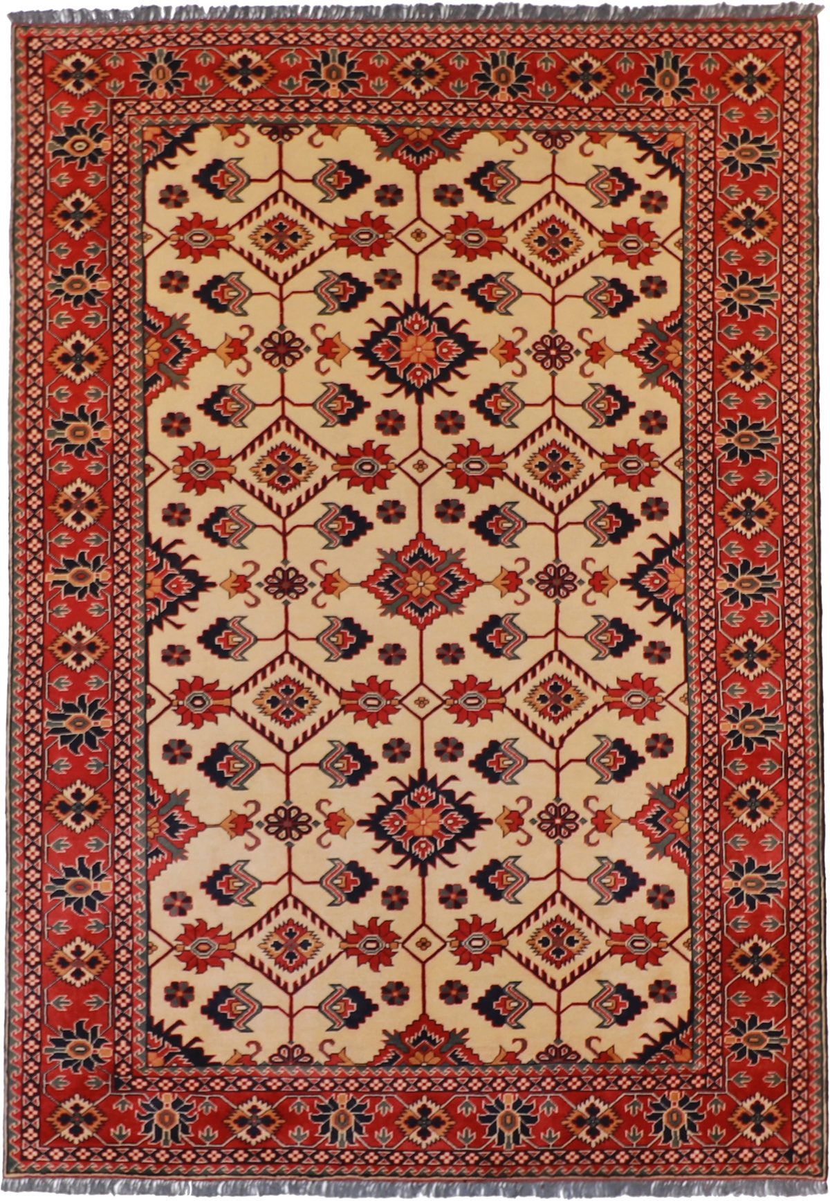 W 6.10 L 9.9 Malayer 100% Wool Hand-Woven All-Over Design - 57054