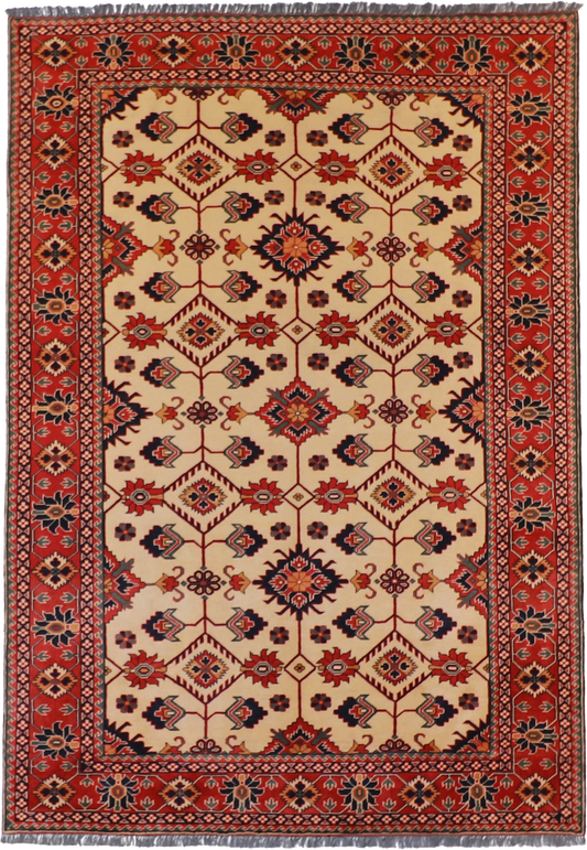 W 6.10 L 9.9 Malayer 100% Wool Hand-Woven All-Over Design - 57054