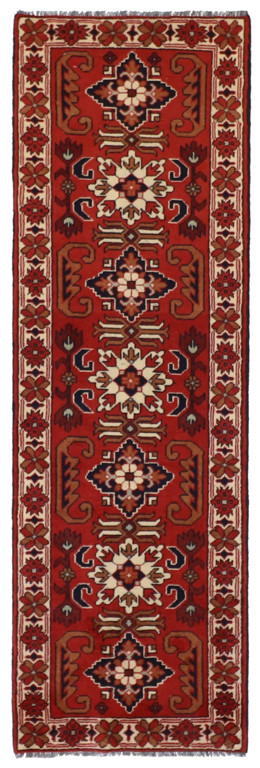 W 2.2 - L 7.1 - Fine Rectangle - Hand Woven Rug - 57085