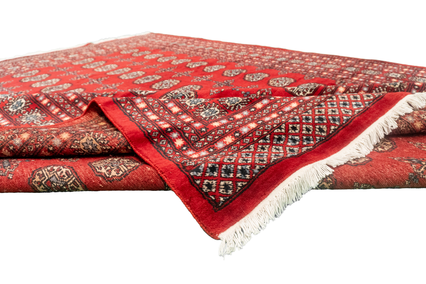 W 8.2 L 10 Bokhara 100% Wool Hand-Woven Geometric Design - 57094