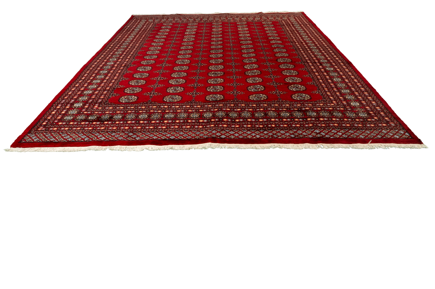 W 8.2 L 10 Bokhara 100% Wool Hand-Woven Geometric Design - 57094