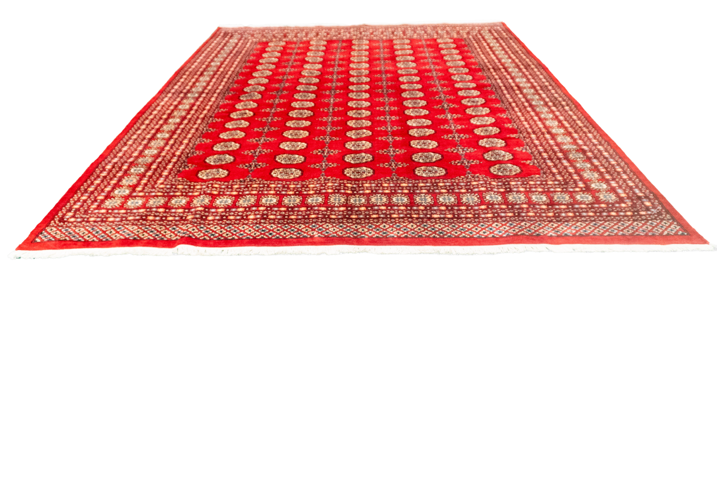 W 8.2 L 10 Bokhara 100% Wool Hand-Woven Geometric Design - 57094