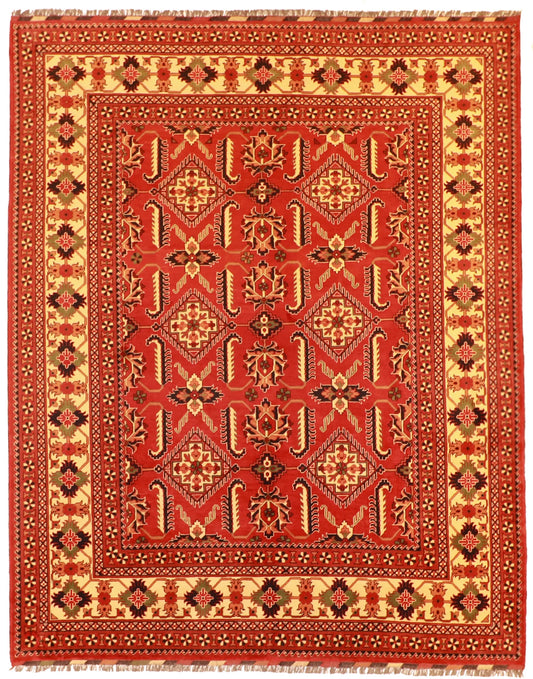 W 9 - L 12 - Heratie Wool Traditional Rectangle - Hand Woven Rug - 57325