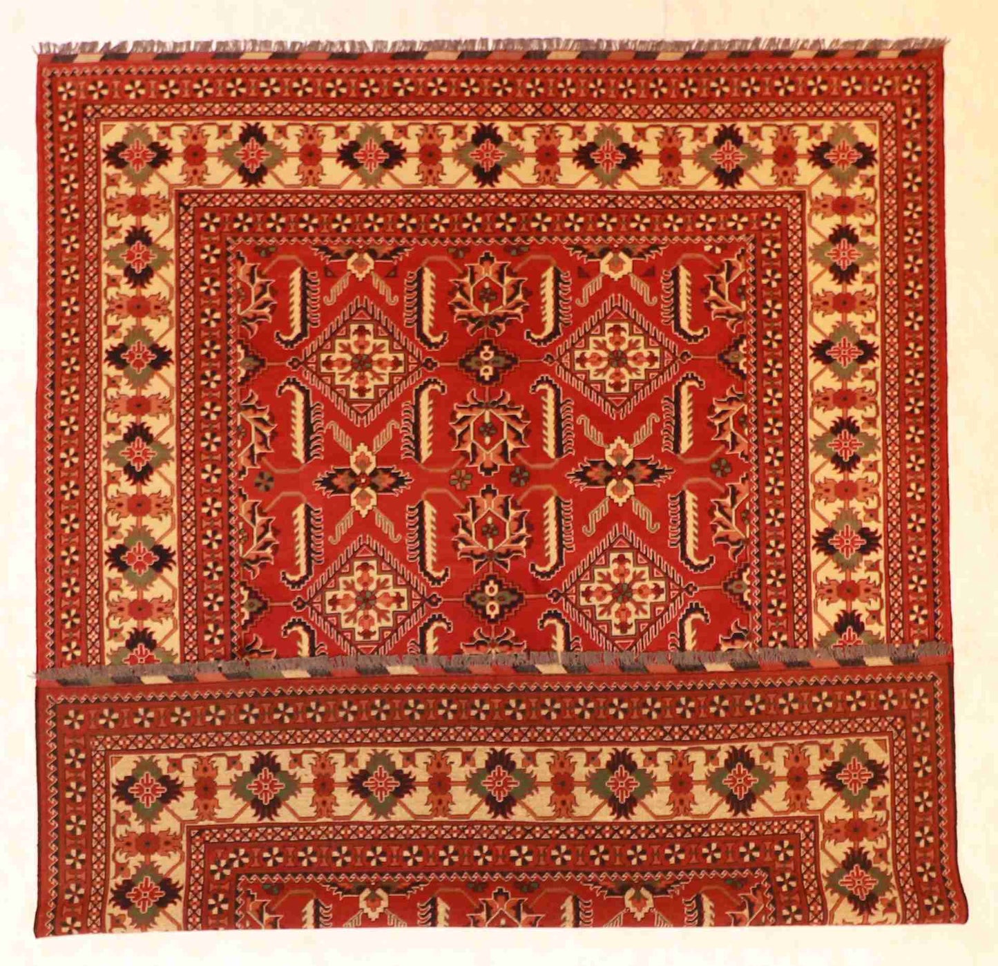 W 9 - L 12 - Heratie Wool Traditional Rectangle - Hand Woven Rug - 57325