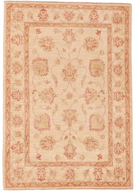 W 3.5 L 4.11 Veramin 100% Wool Hand-Woven All-Over Design - 57458