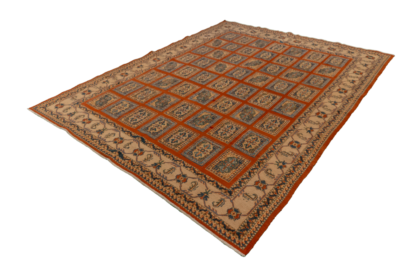 W 6.2 L 8.2 Shirvan 100% Wool Hand-Woven Geometric Design - 57500