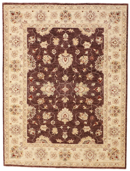 W 5.2 - L 6.9 - Naine Fine All Over Rectangle - Hand Woven Rug - 57572
