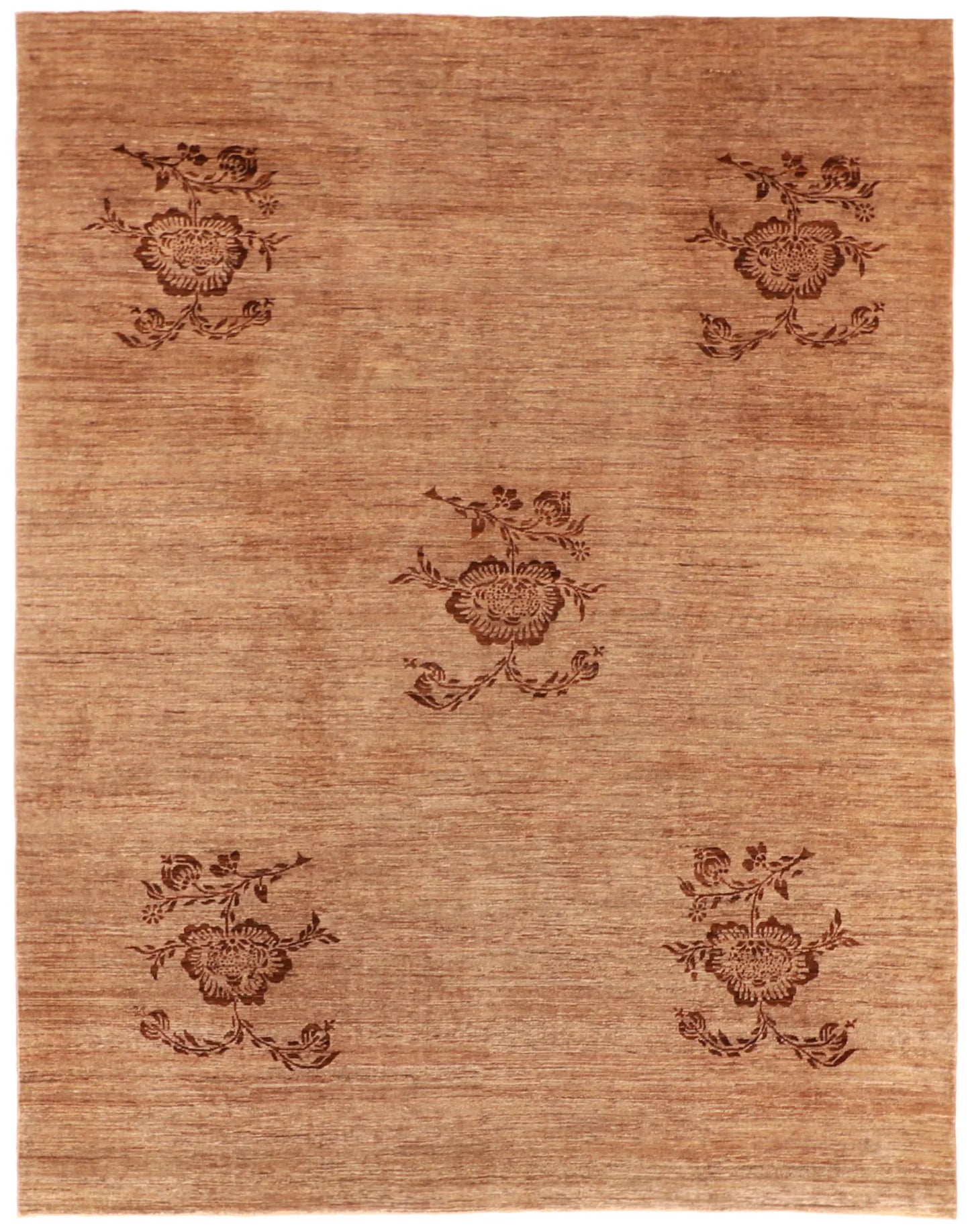 8.6 x 10.1 - Contemporary Wool Modern Rectangle - Hand Woven Rug — 57576