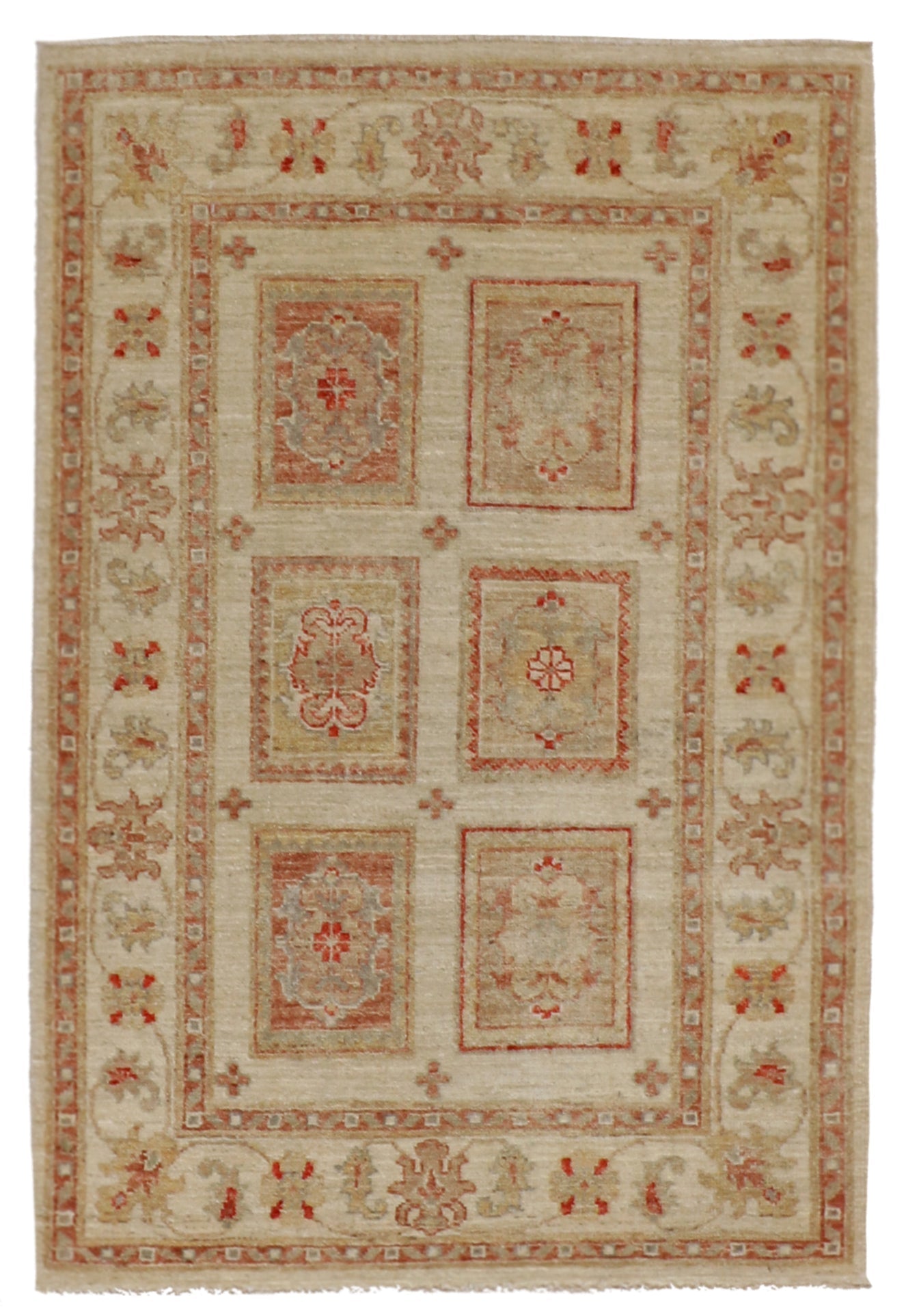 3x5 - Tabriz Fine All Over Rectangle - Hand Knotted Rug — 57639
