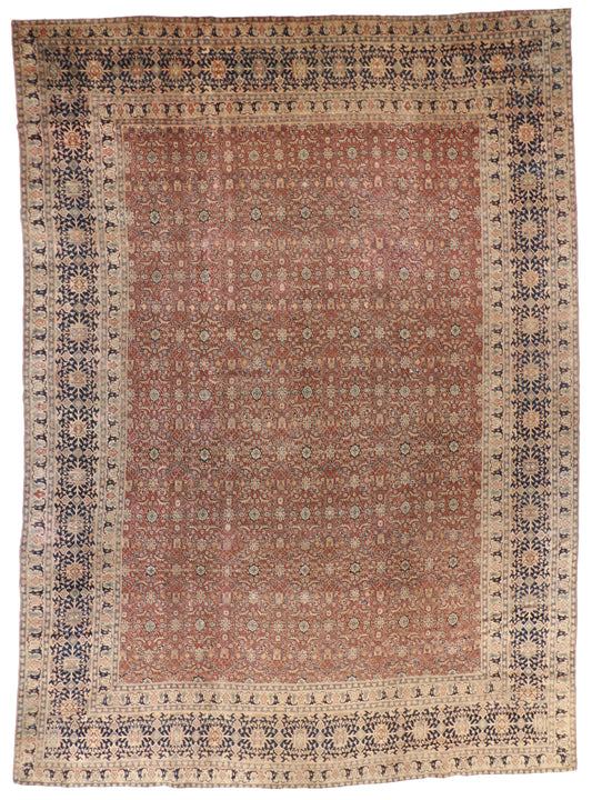 10 x 14 - Frahan Fine/Wool All Over Rectangle - Hand Knotted Rug — 57652
