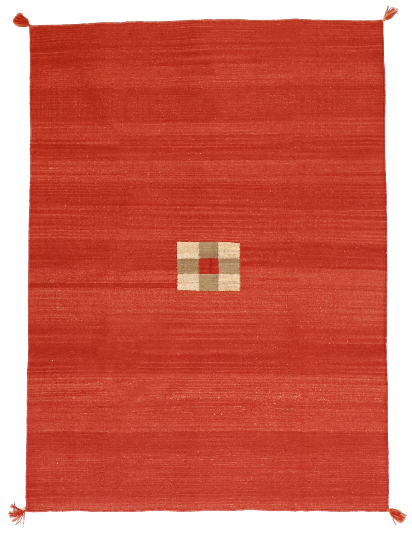 5x7 - Navajo Fine Wool All Over Rectangle - Hand Knotted Rug — 57689