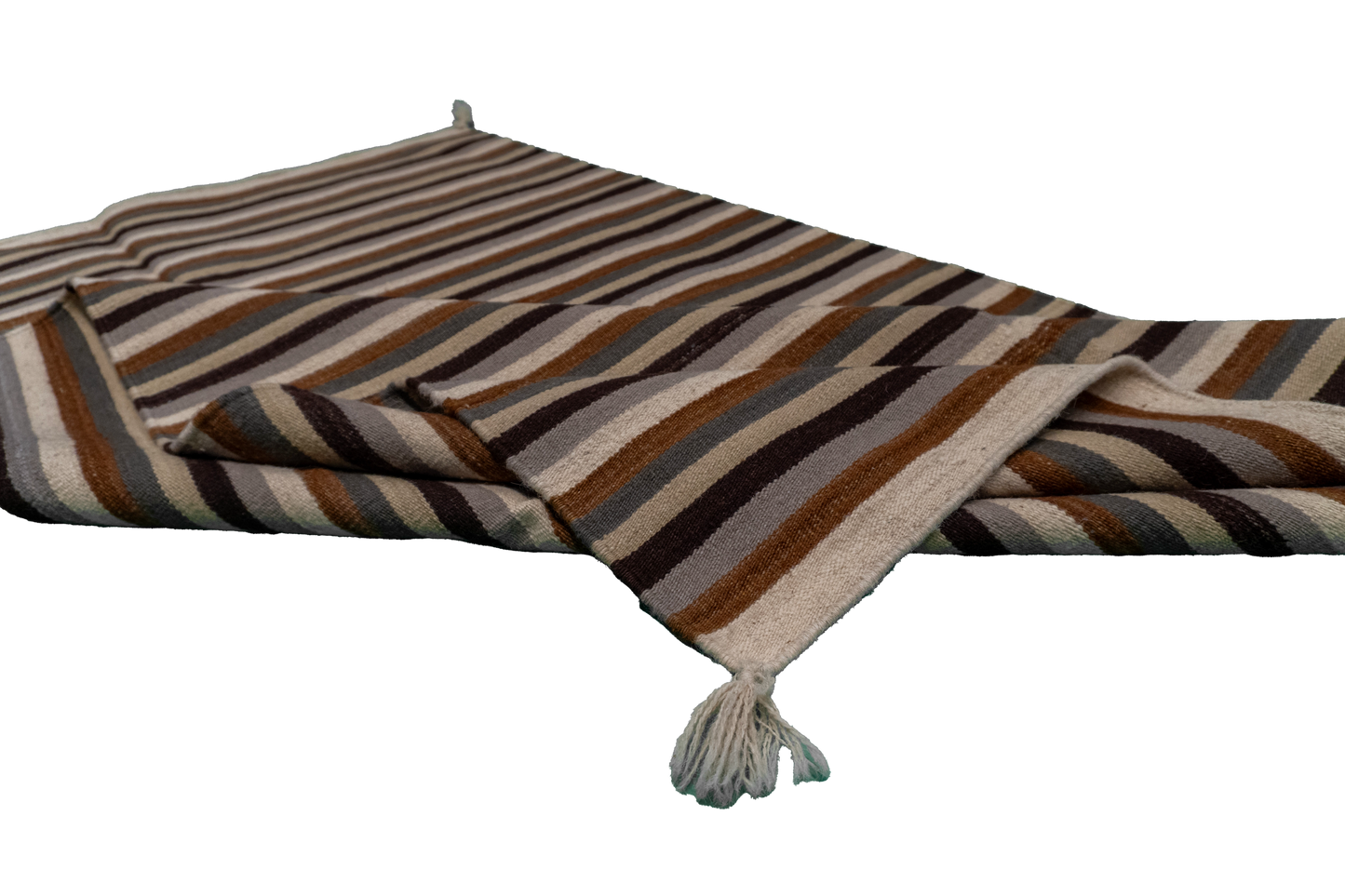 W 4 L 6 Navajo 100% Wool Hand-Woven Geometric Design - 57750