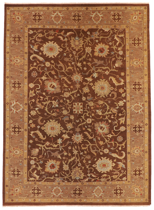 W 10 L 13.7 Shah Abbas 100% Wool Hand-Woven - 57840